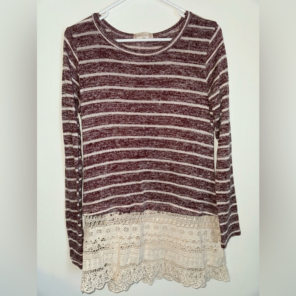 Fall sweater blouse